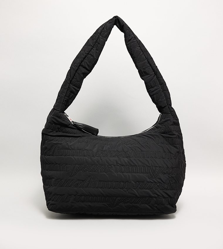 Textured Urban Hobo Bag