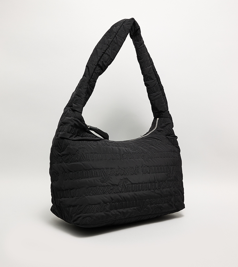 Textured Urban Hobo Bag