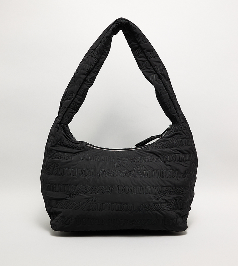 Textured Urban Hobo Bag