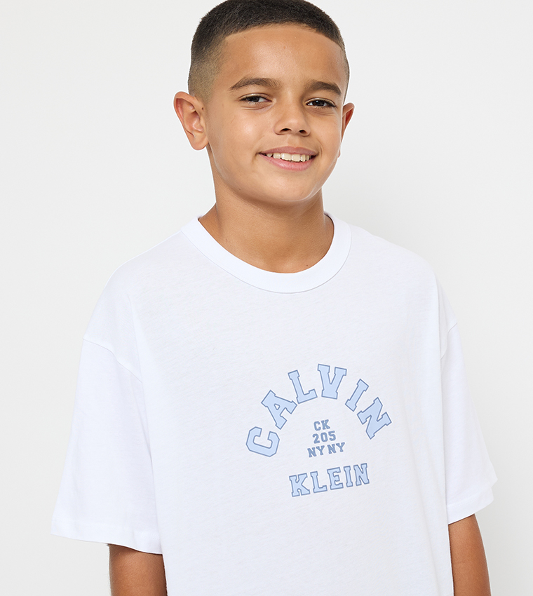 Logo Printed Crew Neck T-Shirt
