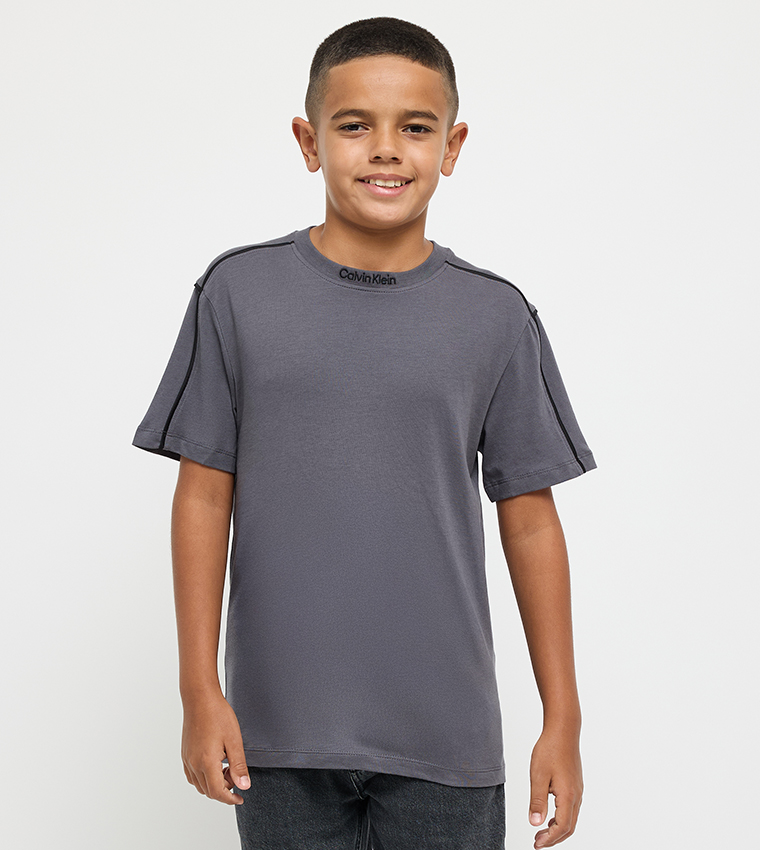 Calvin Klein Jeans  T-Shirts - Grey T-shirts