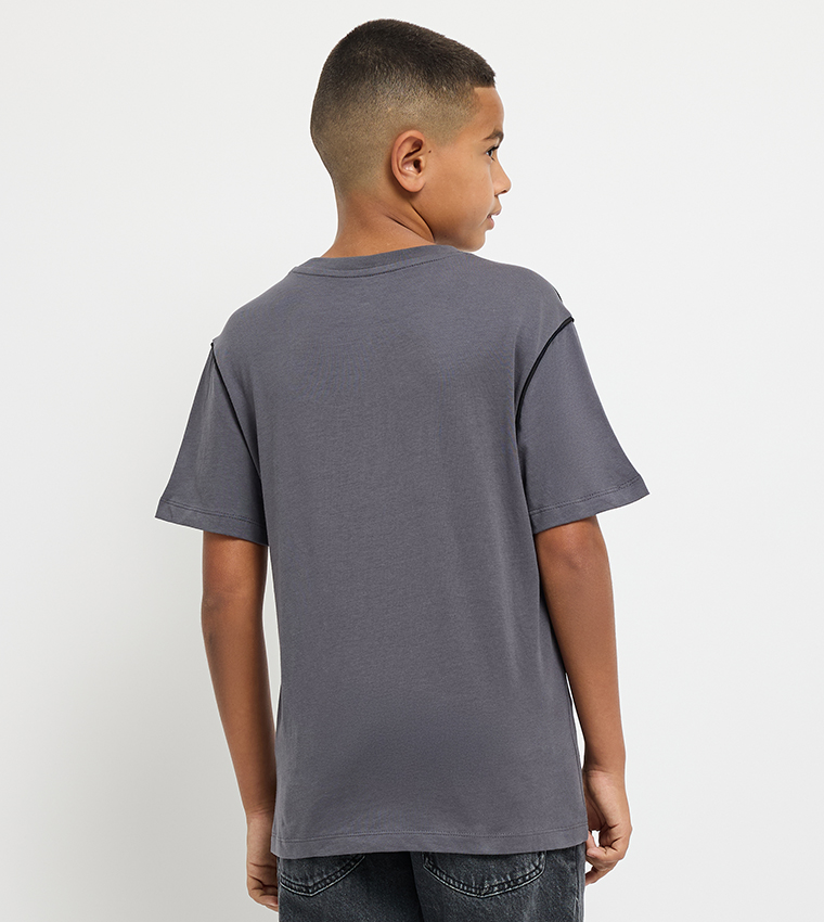 Calvin Klein Jeans  T-Shirts - Grey T-shirts