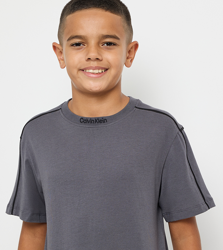 Calvin Klein Jeans  T-Shirts - Grey T-shirts