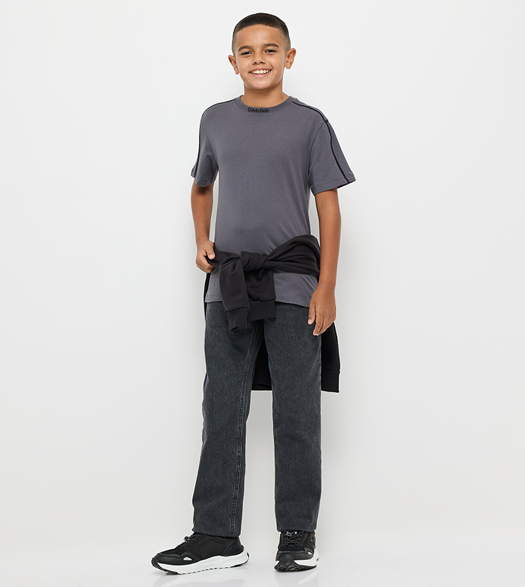 Calvin Klein Jeans  T-Shirts - Grey T-shirts