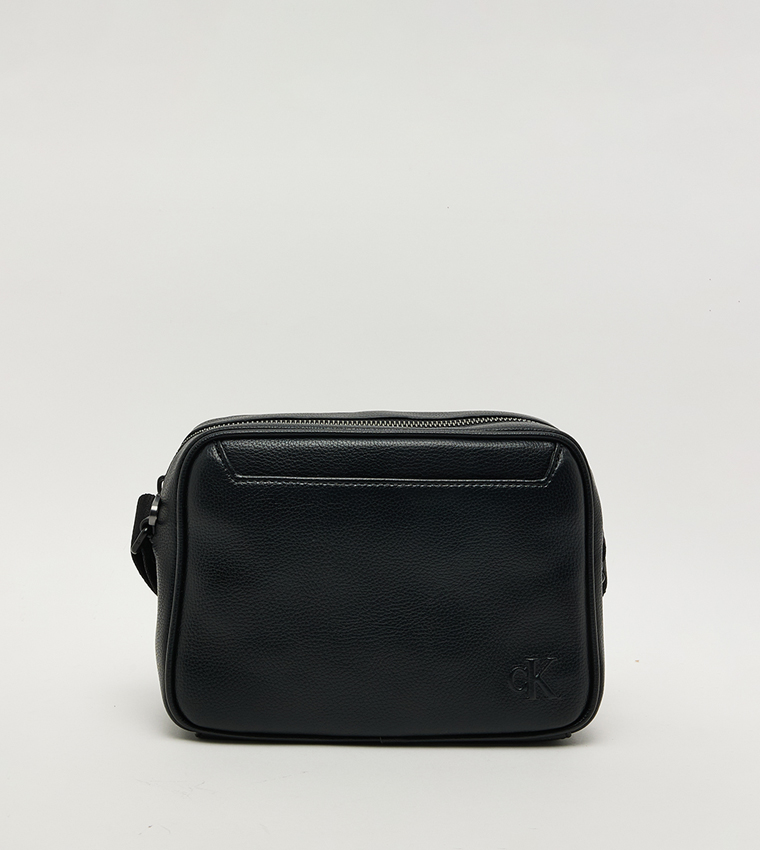 شنطة كاميرا بحزام قماش بشعار