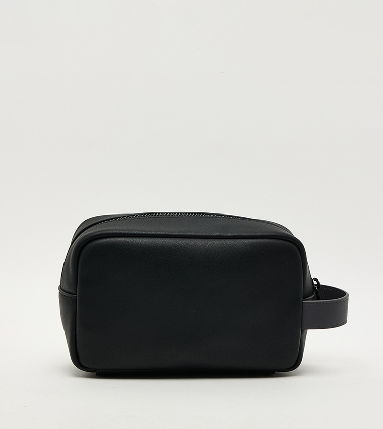 Monogram Embossed Toiletry Pouch