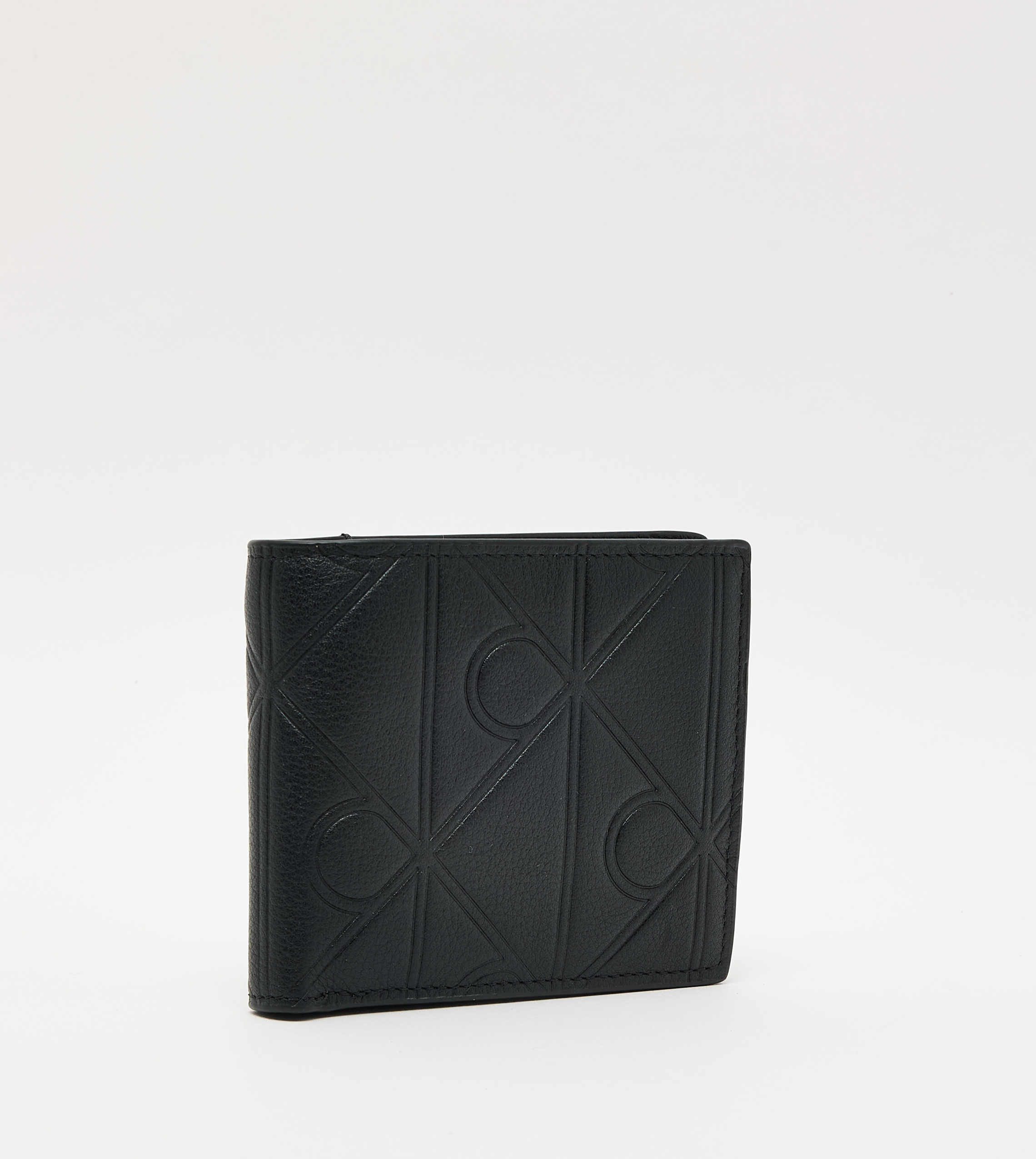 Monogram Debossed Bi-Fold Wallet