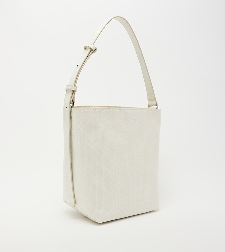Monogram Patterned Bucket Bag