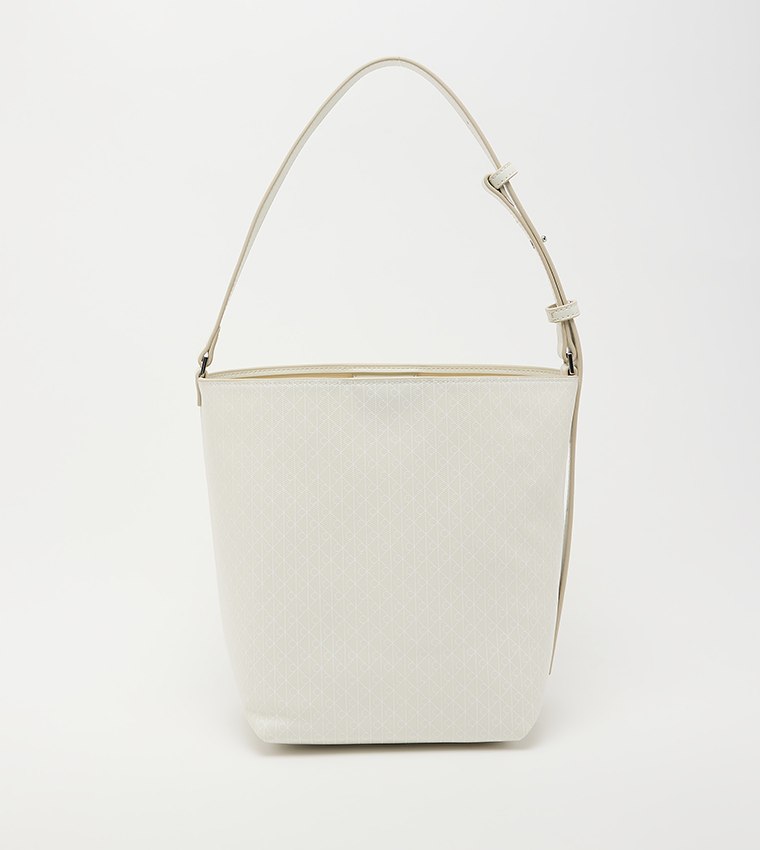 Monogram Patterned Bucket Bag