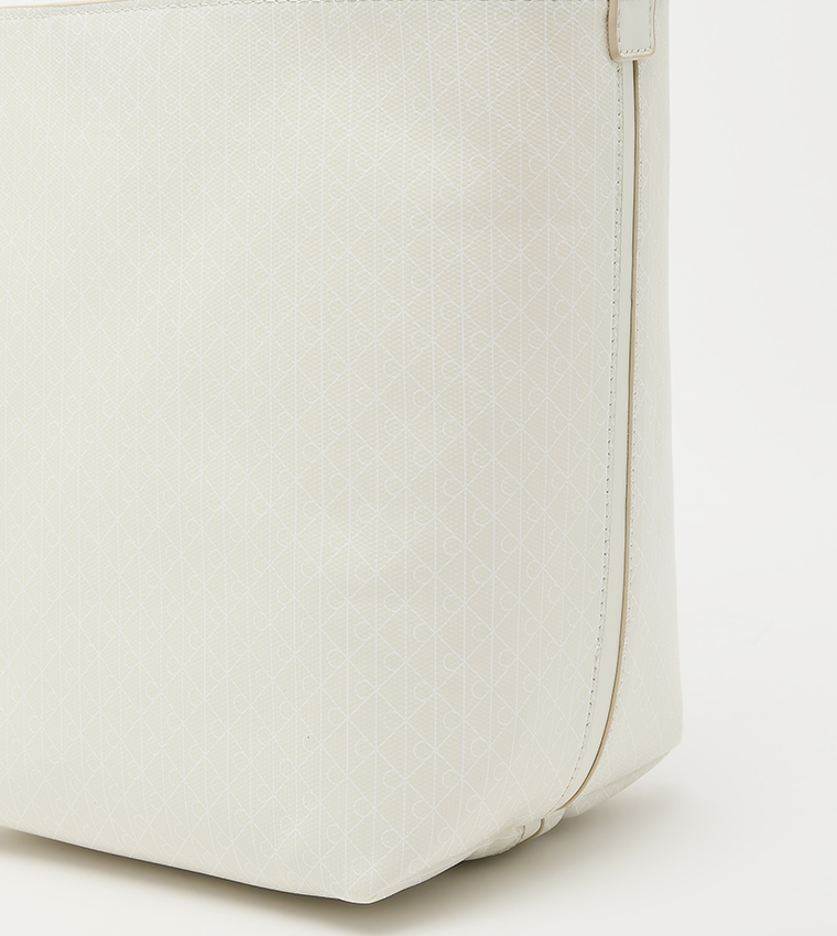 Monogram Patterned Bucket Bag