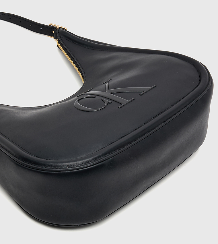 Monogram Crescent Shoulder Bag