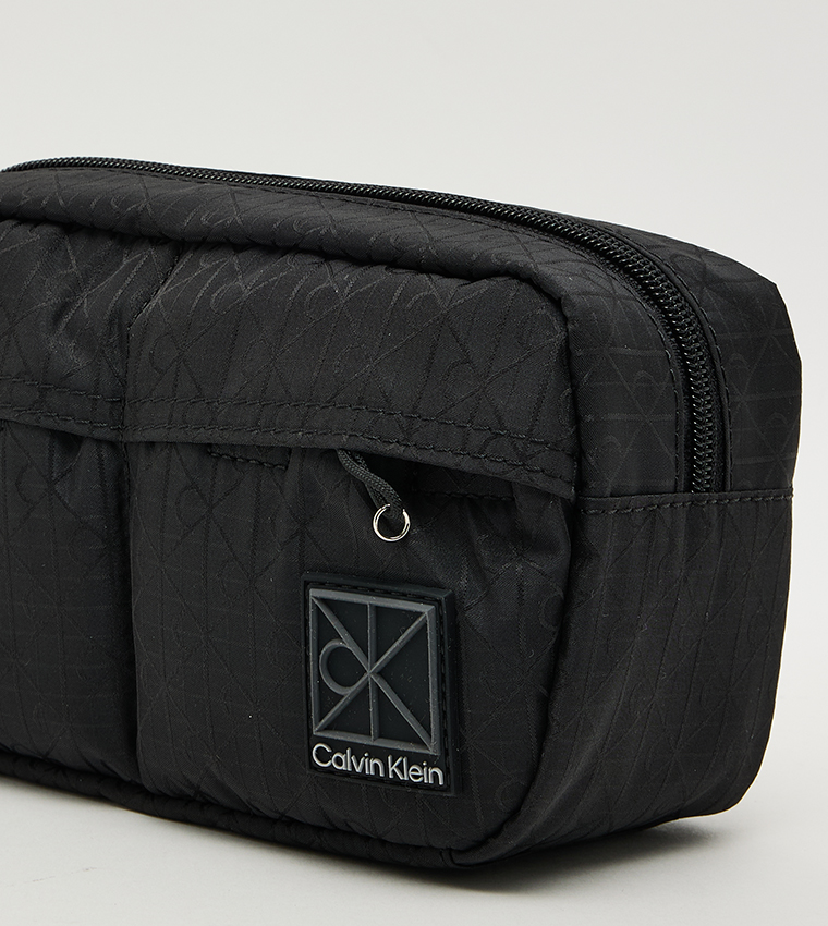 UTILITY Monogram Detail Front Pocket Toiletry Pouch