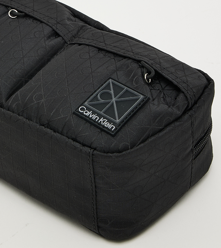 UTILITY Monogram Detail Front Pocket Toiletry Pouch