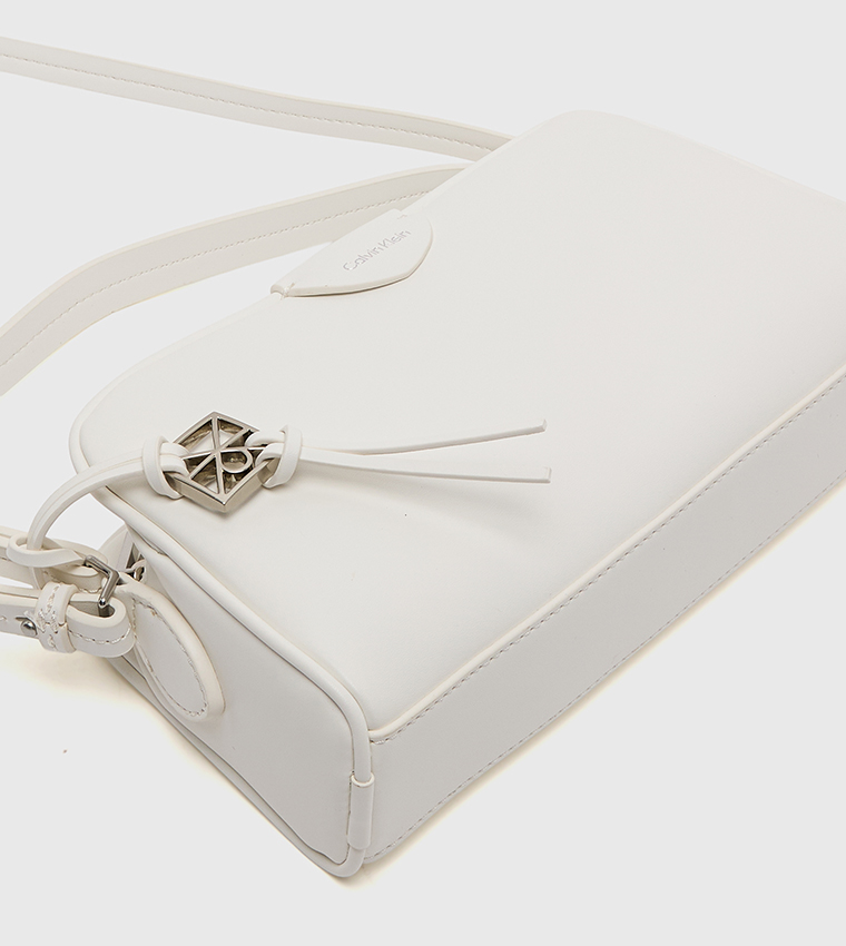 Emblem Trio Zip Closure Shoulder Bag