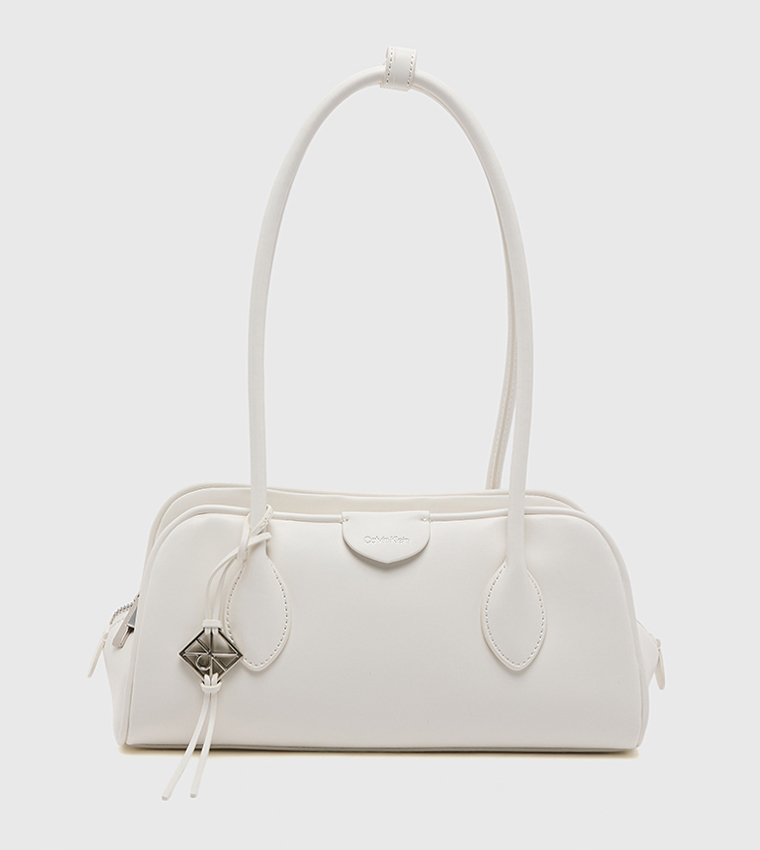 Emblem Trio Zip Closure Shoulder Bag