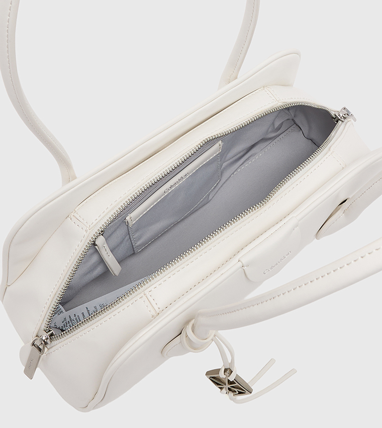 Emblem Trio Zip Closure Shoulder Bag