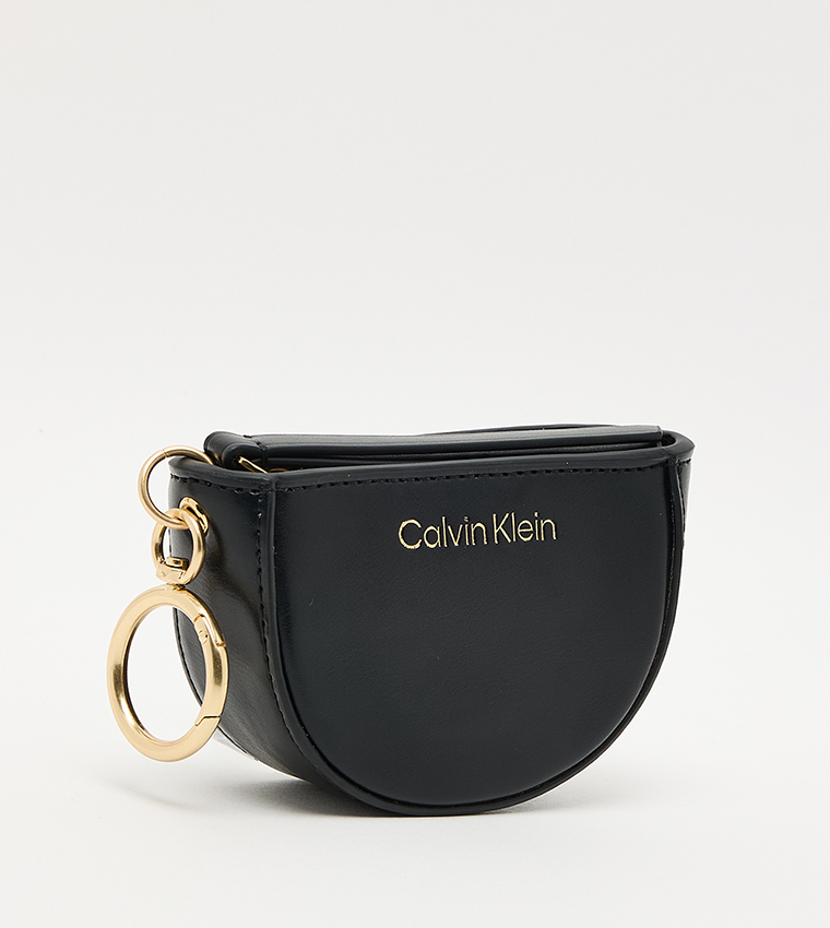 محفظة بسحاب وشعار 