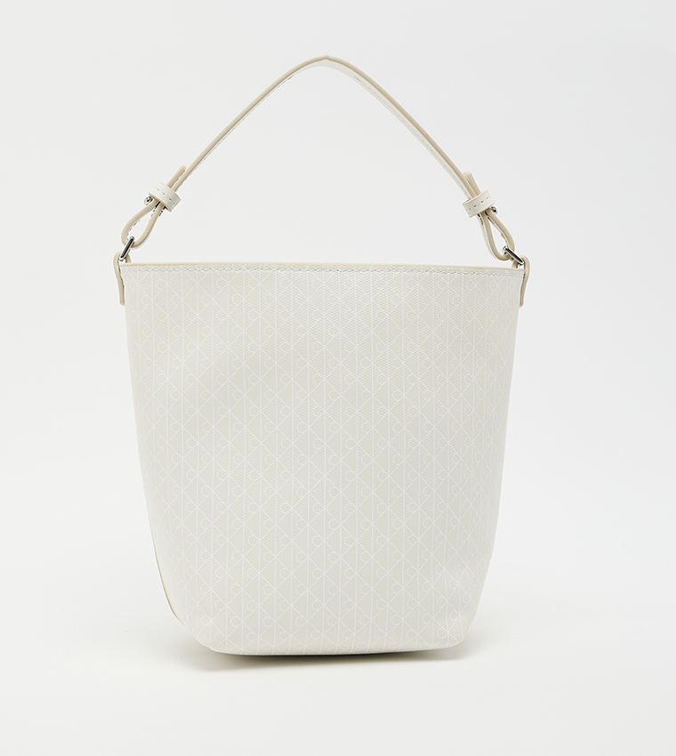 Monogram Patterned Bucket Bag