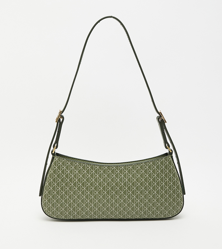 Monogram Patterned Shoulder Bag