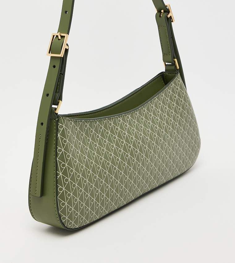 Monogram Patterned Shoulder Bag