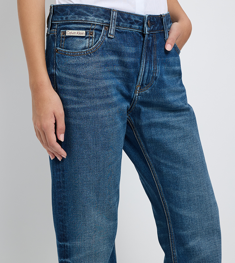 Faded High Waist Bootcut Jeans