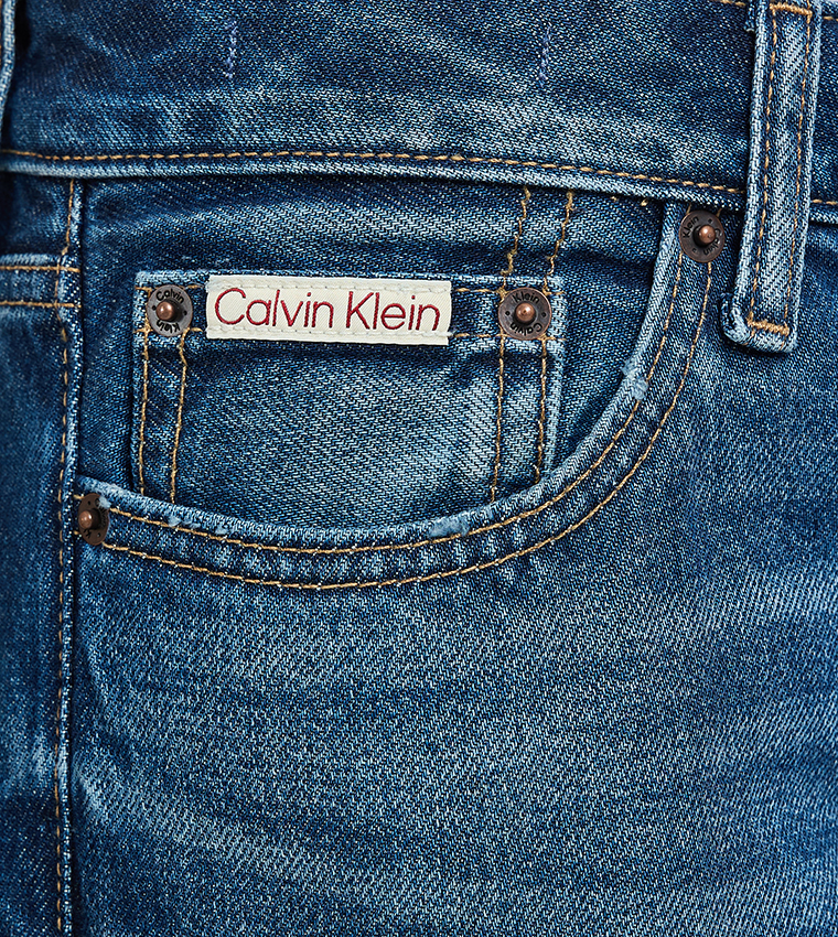 Faded High Waist Bootcut Jeans