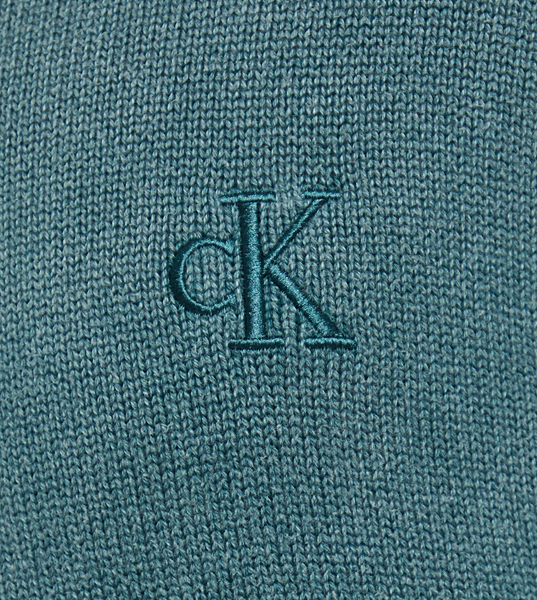 Washed Crew Neck Sweater