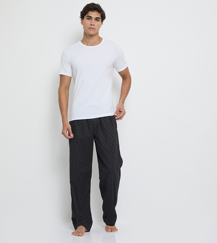 Pack of 3 Crew Neck Lounge T-Shirts