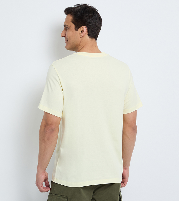Logo Embroidered Crew Neck T-Shirt