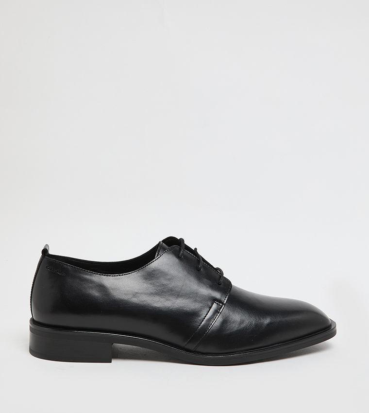 كالفين كلاين  أحذية رسمية برباط - أسود Formal Lace-Up Shoes