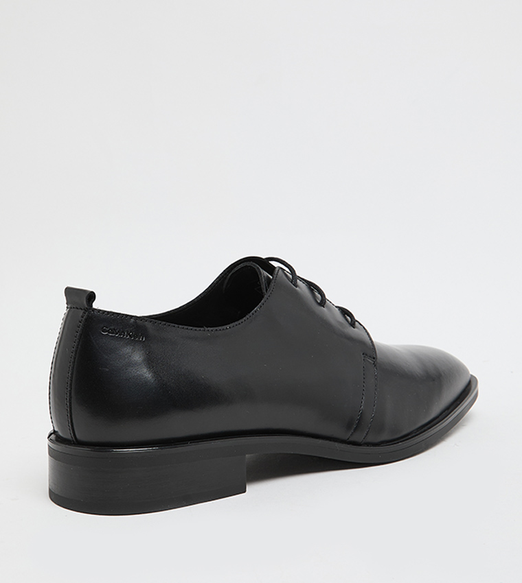 كالفين كلاين  أحذية رسمية برباط - أسود Formal Lace-Up Shoes