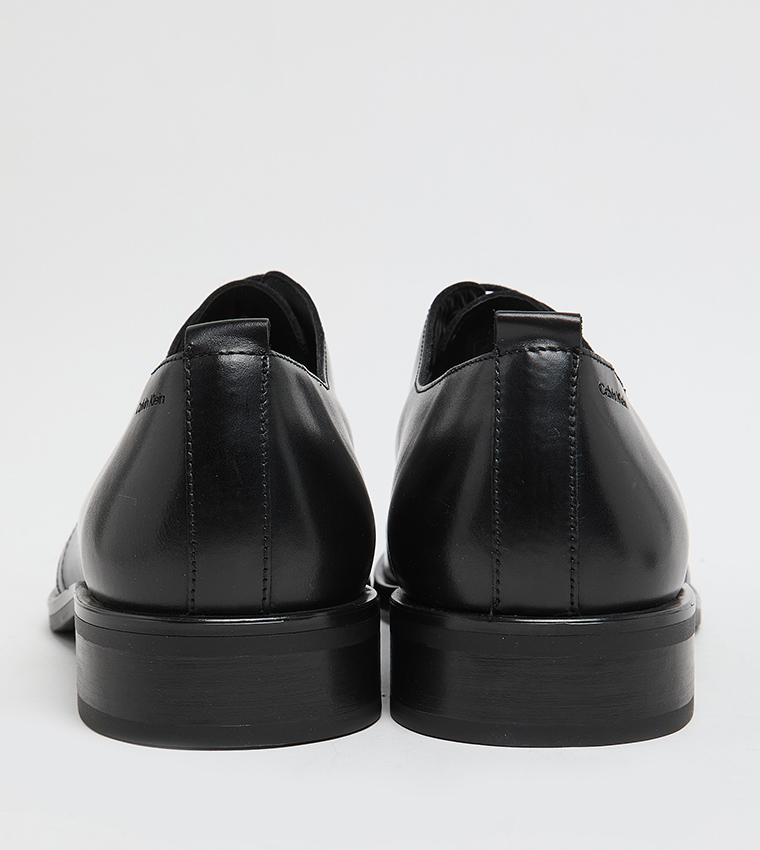 كالفين كلاين  أحذية رسمية برباط - أسود Formal Lace-Up Shoes