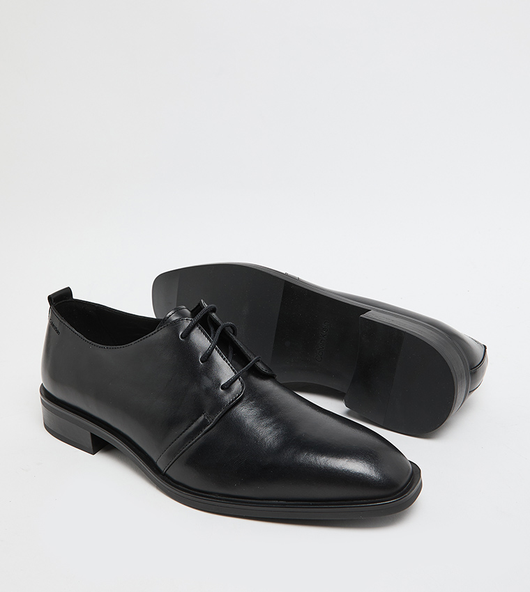 كالفين كلاين  أحذية رسمية برباط - أسود Formal Lace-Up Shoes