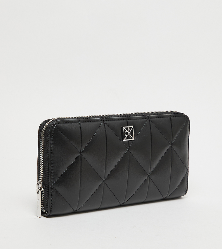 Quilted Zip-Around Wallet