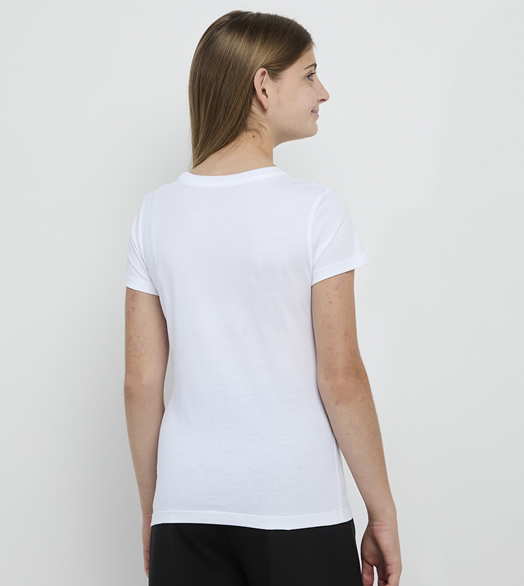Logo Printed Crew Neck T-Shirt