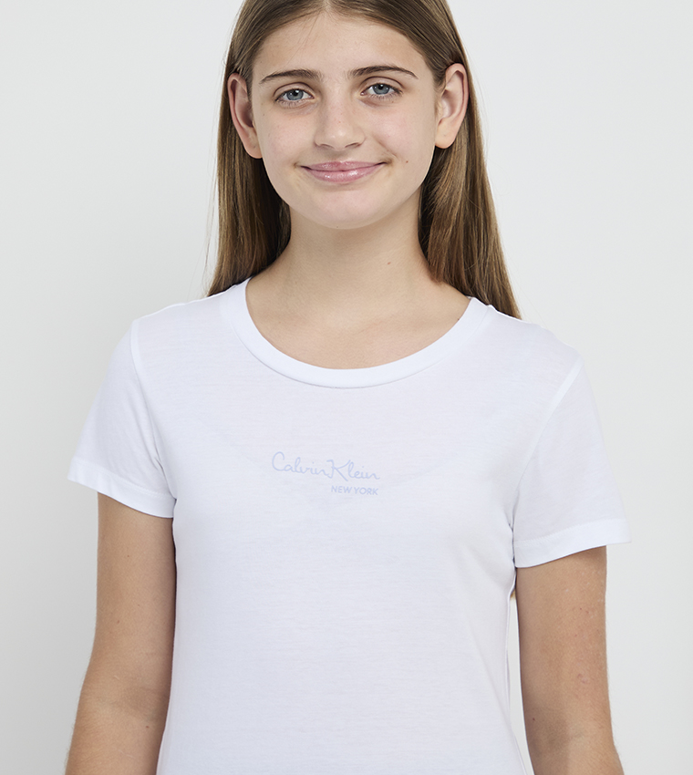 Logo Printed Crew Neck T-Shirt