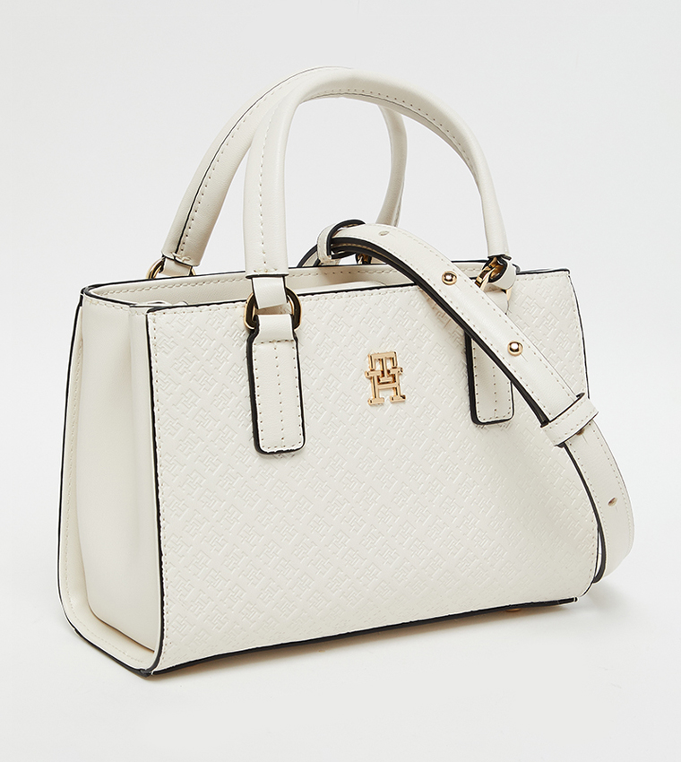 Monogram Patterned Mini Tote Bag