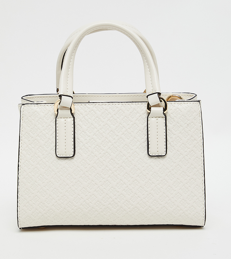 Monogram Patterned Mini Tote Bag