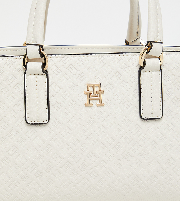 Monogram Patterned Mini Tote Bag