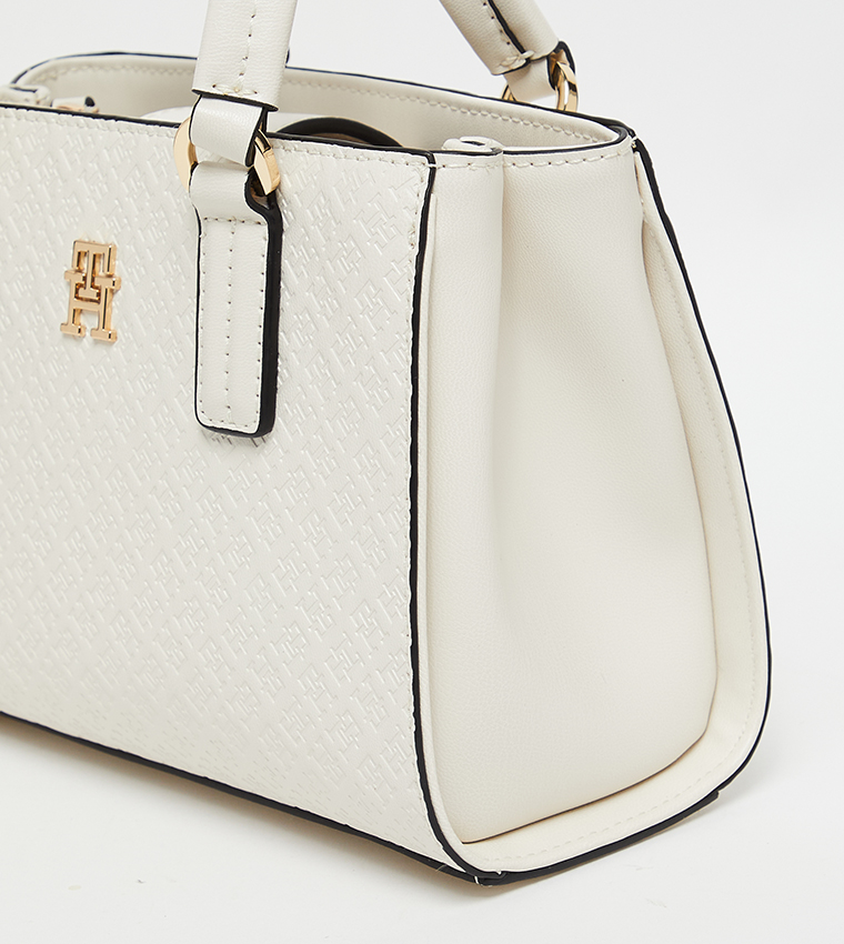 Monogram Patterned Mini Tote Bag