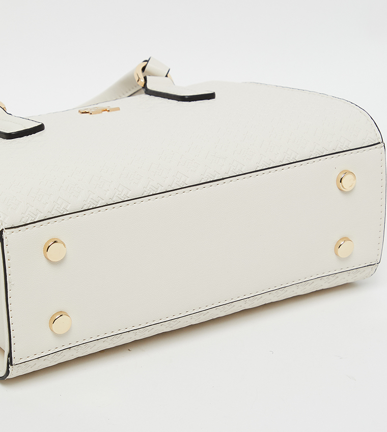 Monogram Patterned Mini Tote Bag