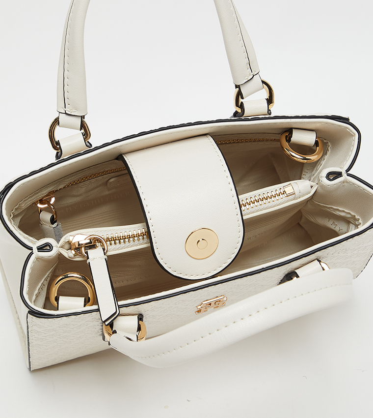 Monogram Patterned Mini Tote Bag