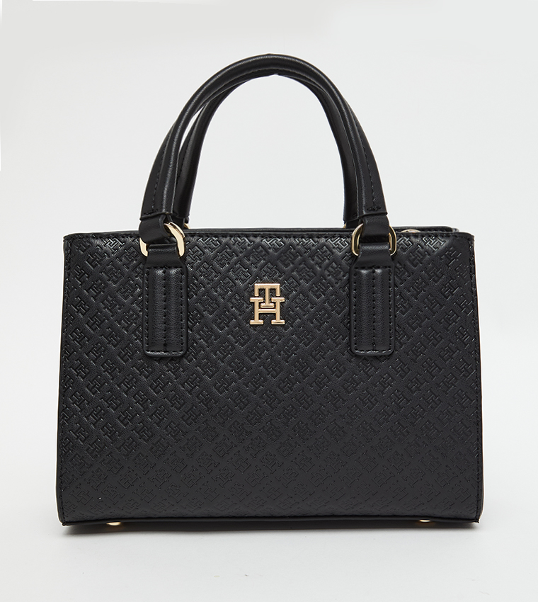 Monogram Patterned Mini Tote Bag