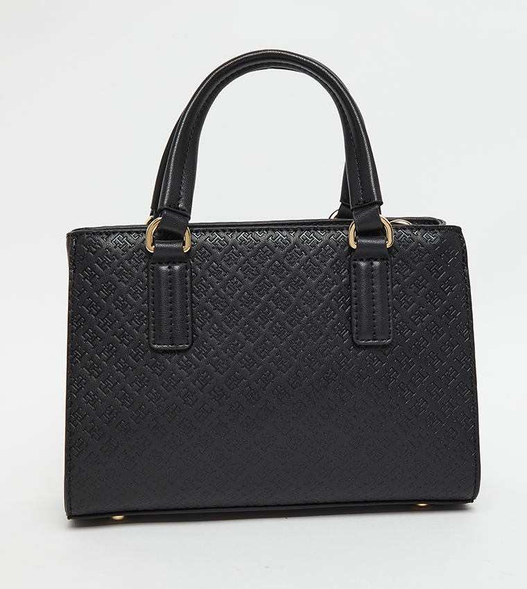 Monogram Patterned Mini Tote Bag