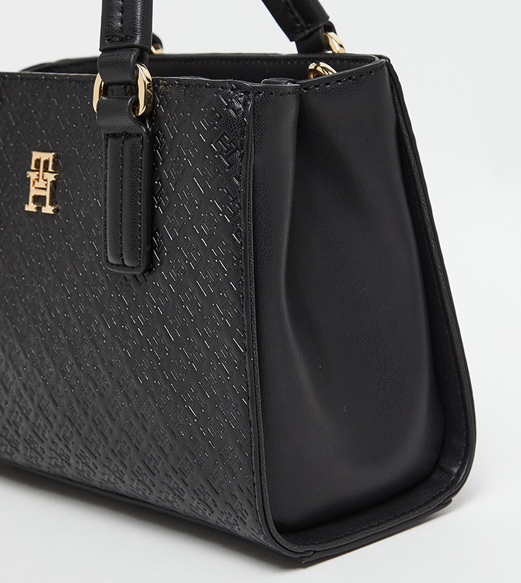 Monogram Patterned Mini Tote Bag