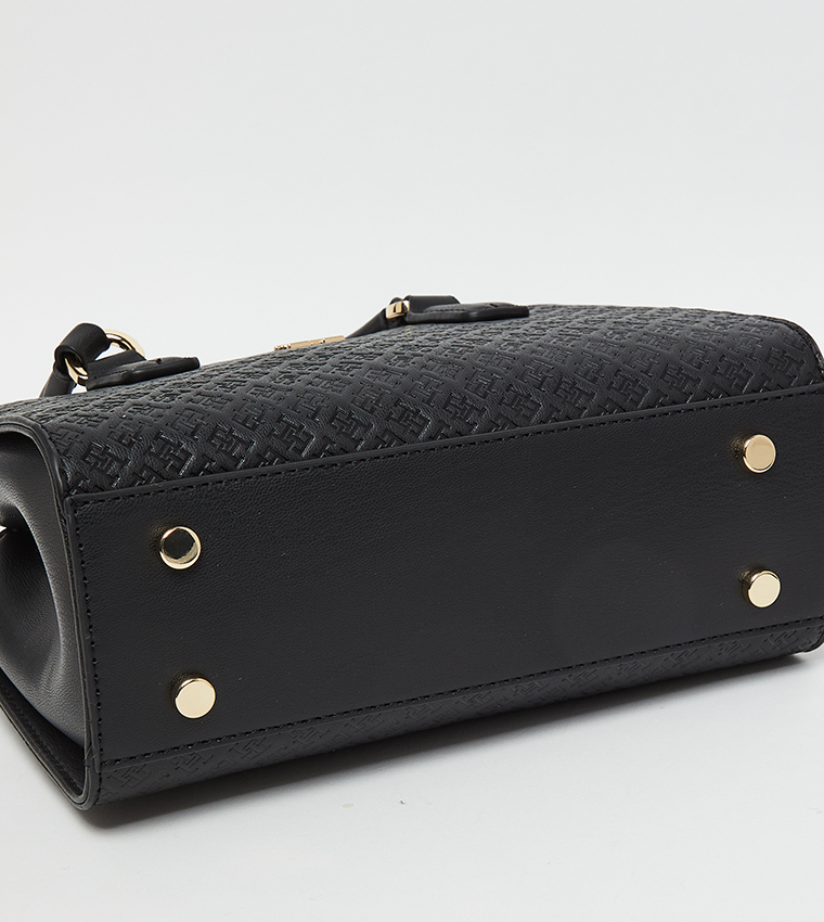 Monogram Patterned Mini Tote Bag