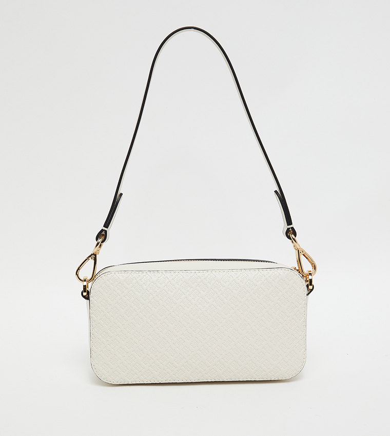 Logo Detail Zippered Camera Bag