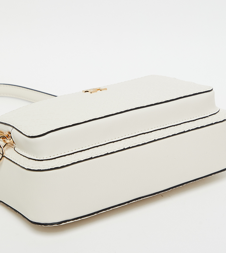 Logo Detail Zippered Camera Bag
