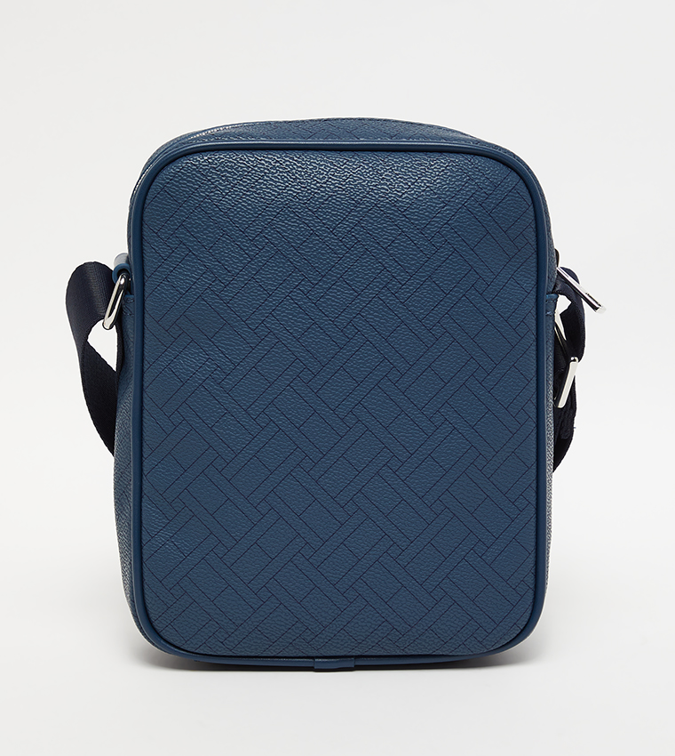 Monogram Patterned Zippered Reporter Bag