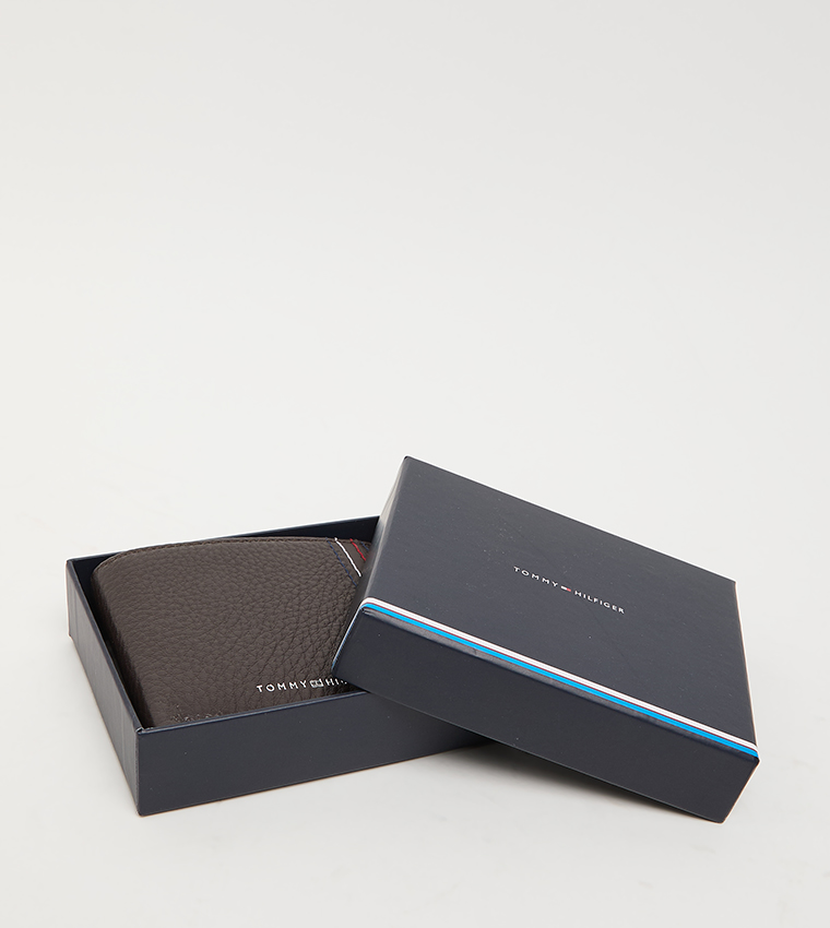 Textured Bi-Fold Wallet